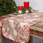 Ράνερ Τραπεζιού Χριστουγεννιάτικο D308 50X150 Red